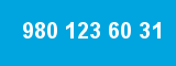 980 123 60 31 980 123 60 31